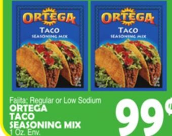 Bravo Supermarkets Ortega taco seasoning mix offer