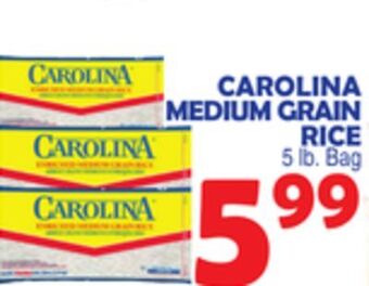 Bravo Supermarkets Carolina medium grain rice offer