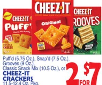 Bravo Supermarkets Cheez-it crackers 11.5-12.4 oz. pkg offer