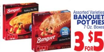 Bravo Supermarkets Banquet pot pies offer