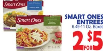 Bravo Supermarkets Smart ones entrees offer