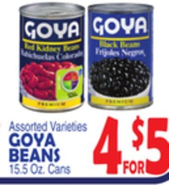 Bravo Supermarkets Goya beans offer
