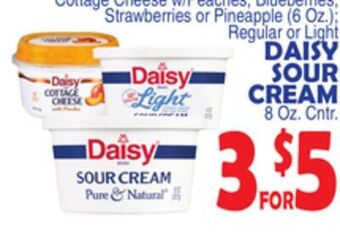 Bravo Supermarkets Daisy sour cream 8 oz. cntr offer