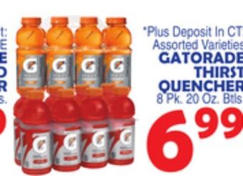 Bravo Supermarkets Gatorade thirst quencher offer