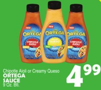 Bravo Supermarkets Ortega sauce offer