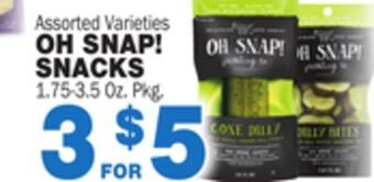 Bravo Supermarkets Oh snap! snacks offer