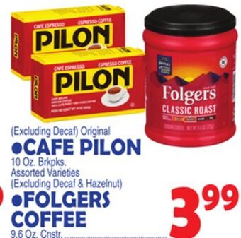 Bravo Supermarkets Cafe pilon 10 oz. brkpks offer
