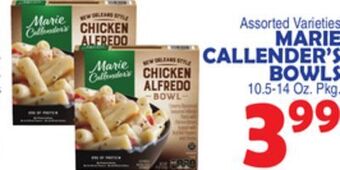 Bravo Supermarkets Marie callender's bowls offer