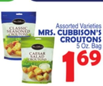Bravo Supermarkets Mrs. cubbison's croutons offer