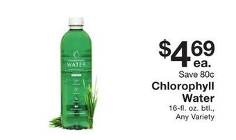 Fairway Store Market Chlorophyll water offer