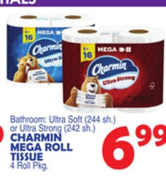 Bravo Supermarkets Charmin mega roll tissue offer