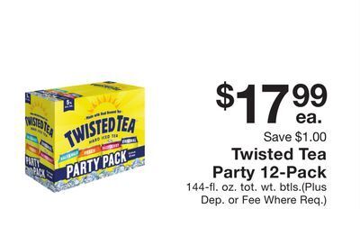 Fairway Store Market Twisted tea party 12-pack offer