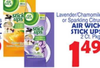 Bravo Supermarkets Air wick stick ups offer
