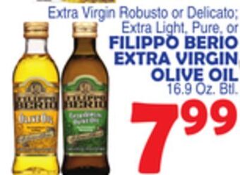 Bravo Supermarkets Filippo berio extra virgin olive oil offer