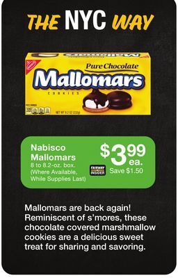 Fairway Store Market Nabisco mallomars offer