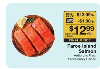 Fairway Store Market Faroe island salmon offer