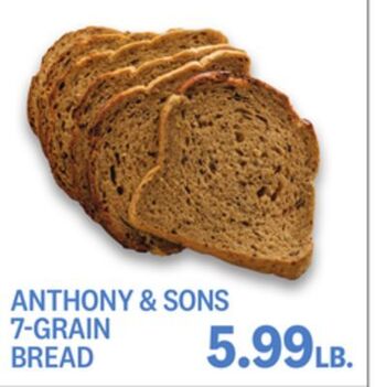 Kings Food Markets Anthony & sons 7-grain bread offer