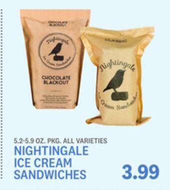 Kings Food Markets Nightingale ice cream sandwiches offer