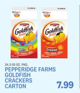 Kings Food Markets Pepperidge farms goldfish crackers carton offer