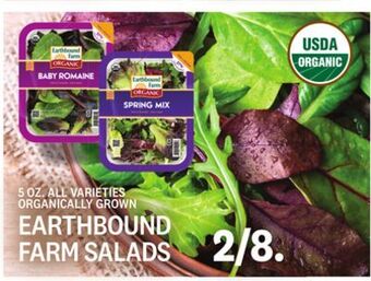 Kings Food Markets Earthbound farm salads offer