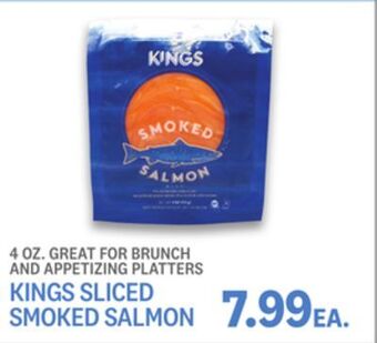 Kings Food Markets Kings sliced smoked salmon offer