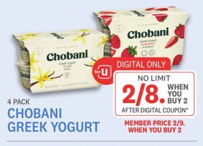Kings Food Markets Chobani greek yogurt offer
