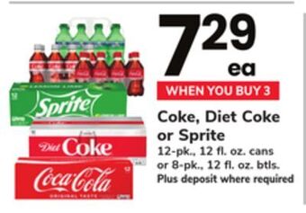 ACME Coke, diet coke or sprite offer