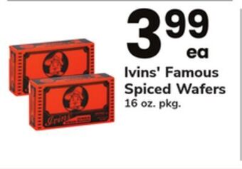 ACME Ivins' famous spiced wafers offer