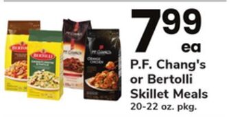 ACME P. f. chang's or bertolli skillet meals offer