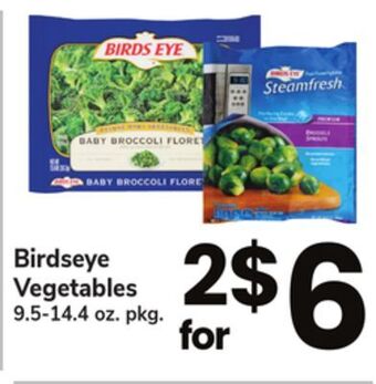 ACME Birdseye vegetables offer