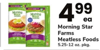 ACME Morning star farms meatless foods offer