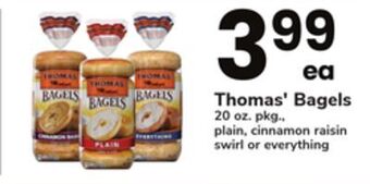 ACME Thomas' bagels offer