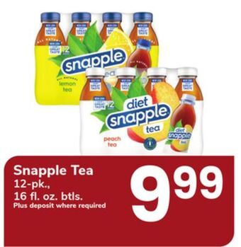 ACME Snapple tea offer