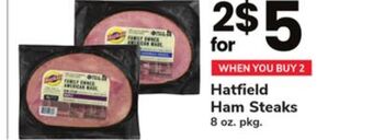 ACME Hatfield ham steaks offer