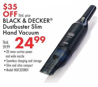 Boscov's Black & decker dustbuster slim hand vacuum offer