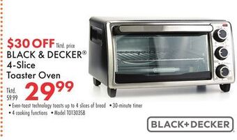 Boscov's Black & decker 4-slice toaster oven offer