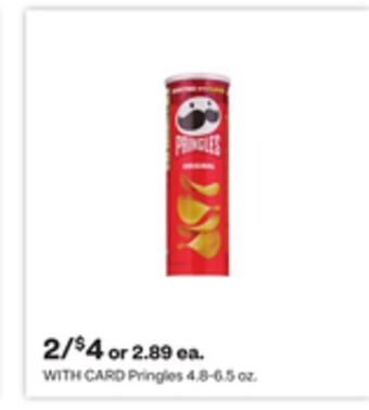 CVS Pringles 4.8-6.5 oz offer