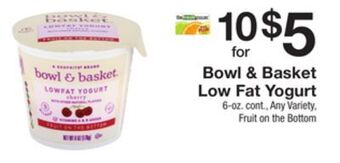 The Fresh Grocer Low fat yogurt offer