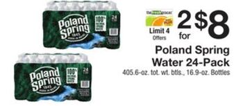 The Fresh Grocer Water 24-pack offer