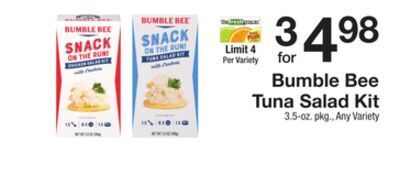 The Fresh Grocer Tuna salad kit offer