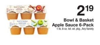 The Fresh Grocer Apple sauce 6-pack offer