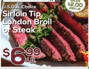 DeCicco & Sons Sirloin tip london broil or steak offer