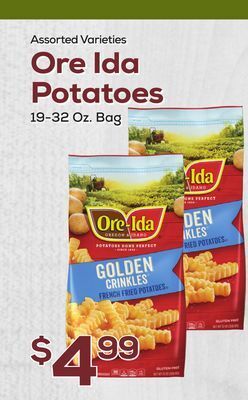 DeCicco & Sons Ore ida potatoes offer