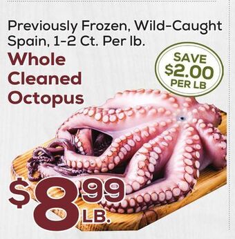 DeCicco & Sons Whole cleaned octopus offer