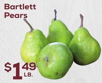 DeCicco & Sons Bartlett pears offer