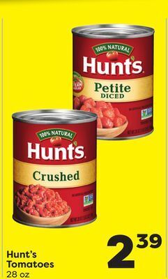 Weis Markets Hunt's tomatoes offer