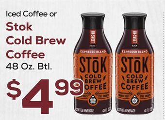 DeCicco & Sons Stok cold brew coffee offer