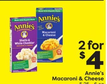 Weis Markets Annie's macaroni & cheese offer