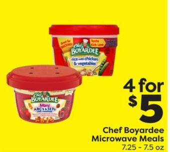 Weis Markets Chef boyardee microwave meals offer