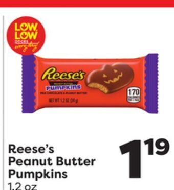 Weis Markets Reese's peanut butter pumpkins offer